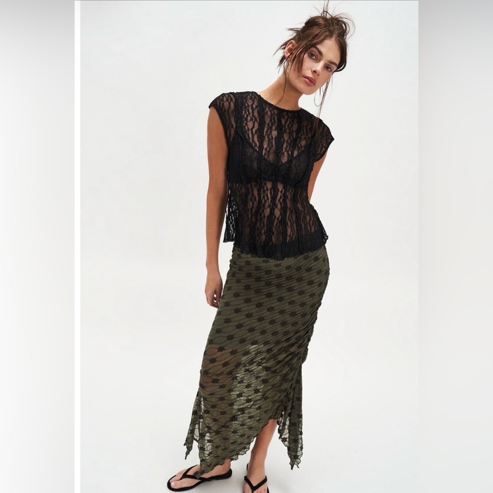 FREE PEOPLE Rimone Lace Top - Picture 3 of 11